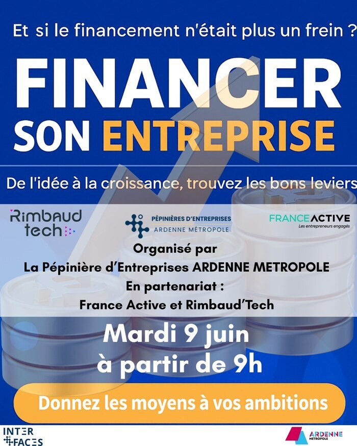 Financer son entreprise Pépinière d'entreprise Ardenne Métropole Charleville-Mézières