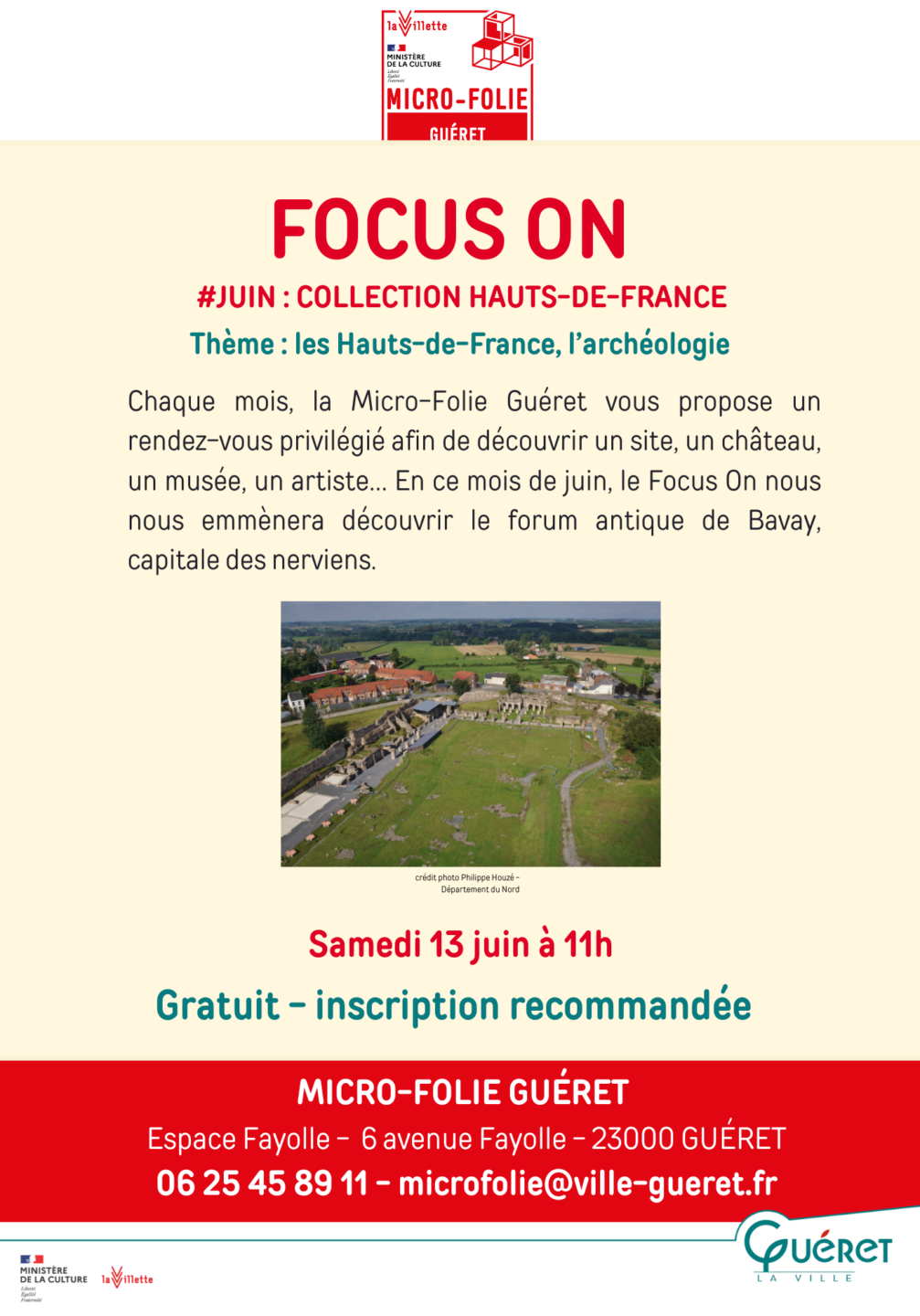 Focus On Forum Antique de Bavray 6 Avenue Fayolle Guéret 2026-06-13