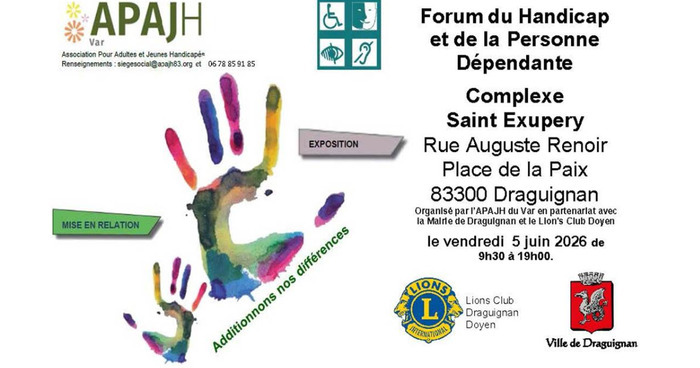 Forum du handicap et de la dépendance, Complexe Saint Exupéry, Draguignan