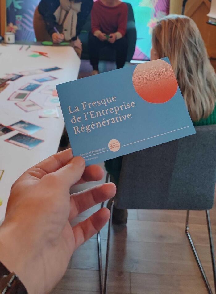 Fresque de l’entreprise à visée régénérative, Pépinière d’entreprise Le Prisme, Vannes