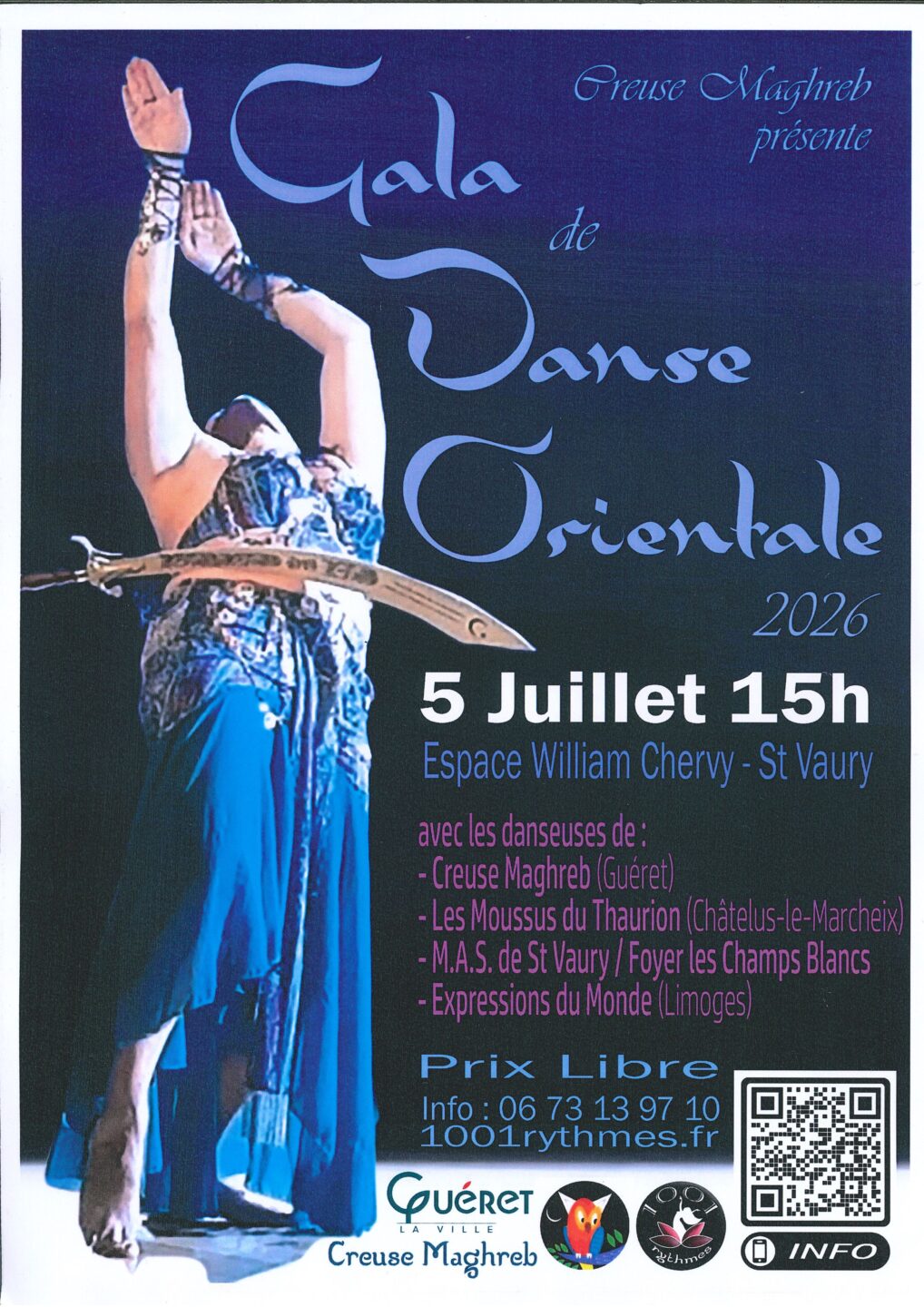Gala danse orientale Saint-Vaury