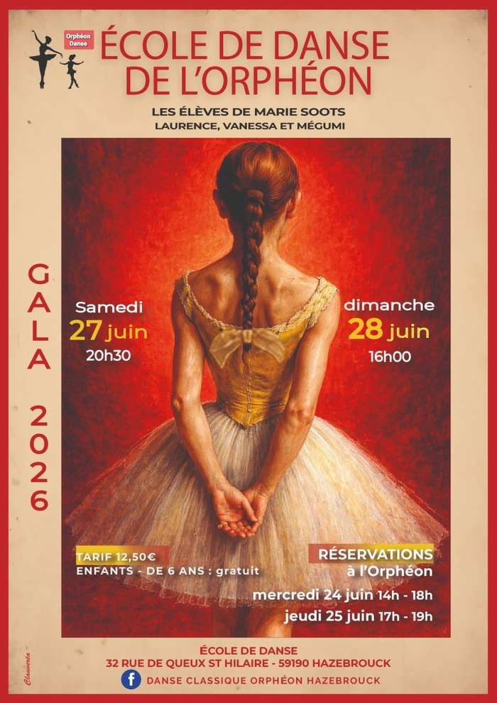Gala de danse à l’orphéon, Théâtre de l’Orpheon, Hazebrouck