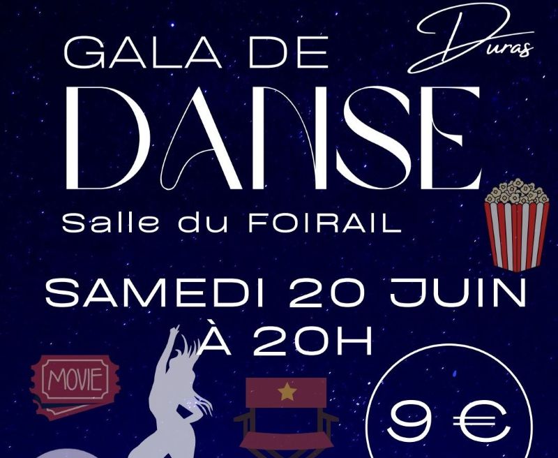 Gala de danse Salle du Foirail Duras
