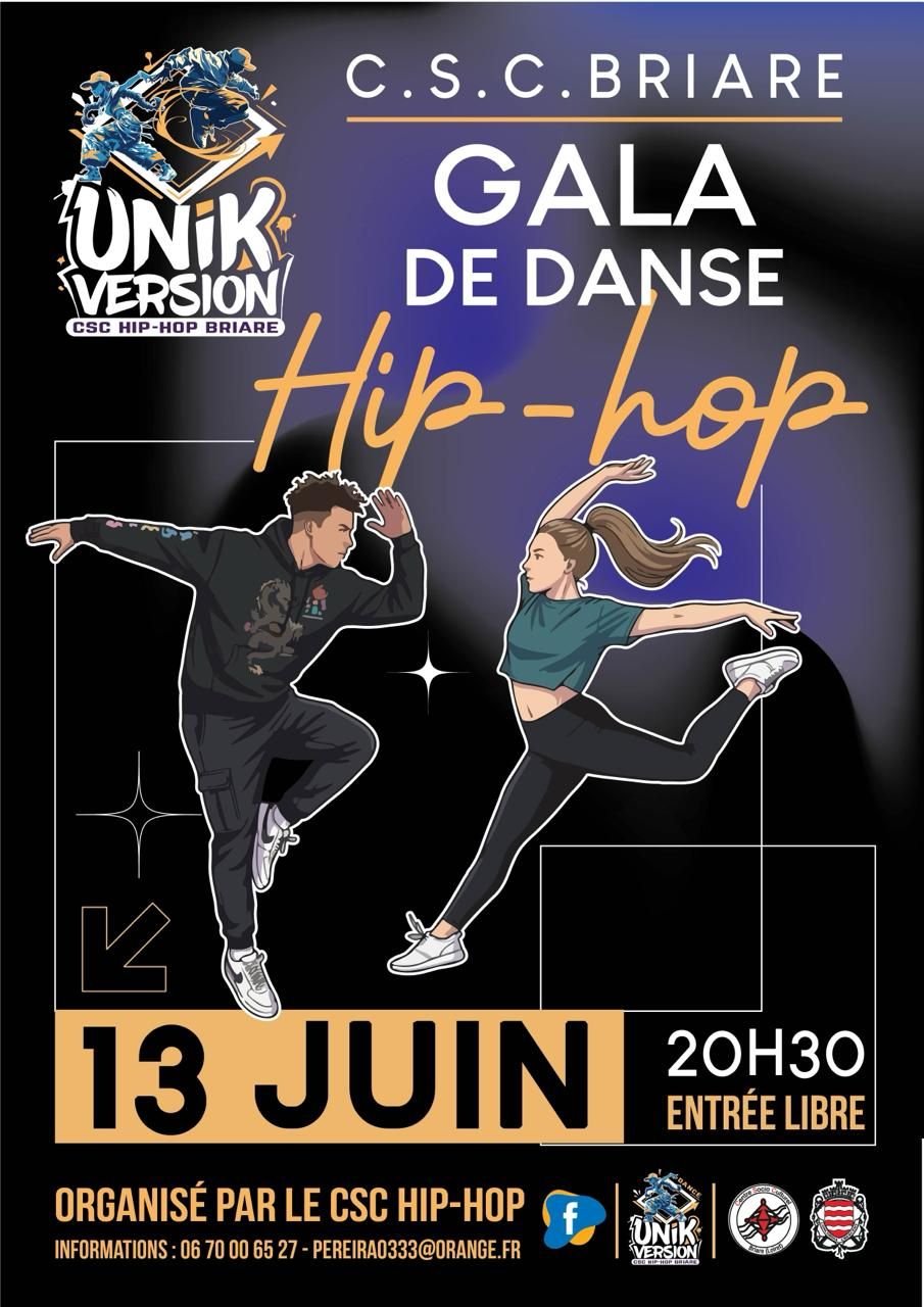Gala de danse hip-hop Square Pierre-Armand Thiébaut Briare 2026-06-13