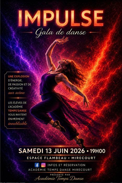 Gala de danse Impulse Espace Flambeau Mirecourt