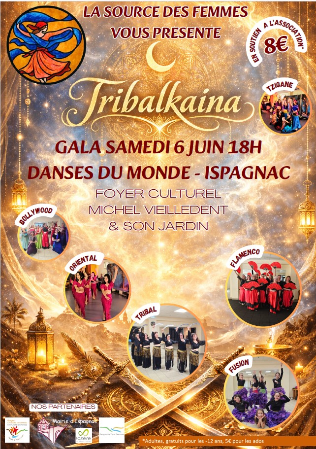 GALA DE DANSE TRIBAL KAINA Ispagnac