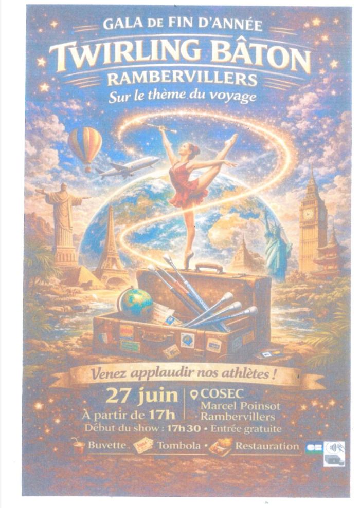 Gala de Twirling Bâton, rambervillers, Rambervillers