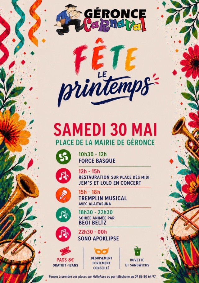 Géronce fête le Printemps ! Géronce