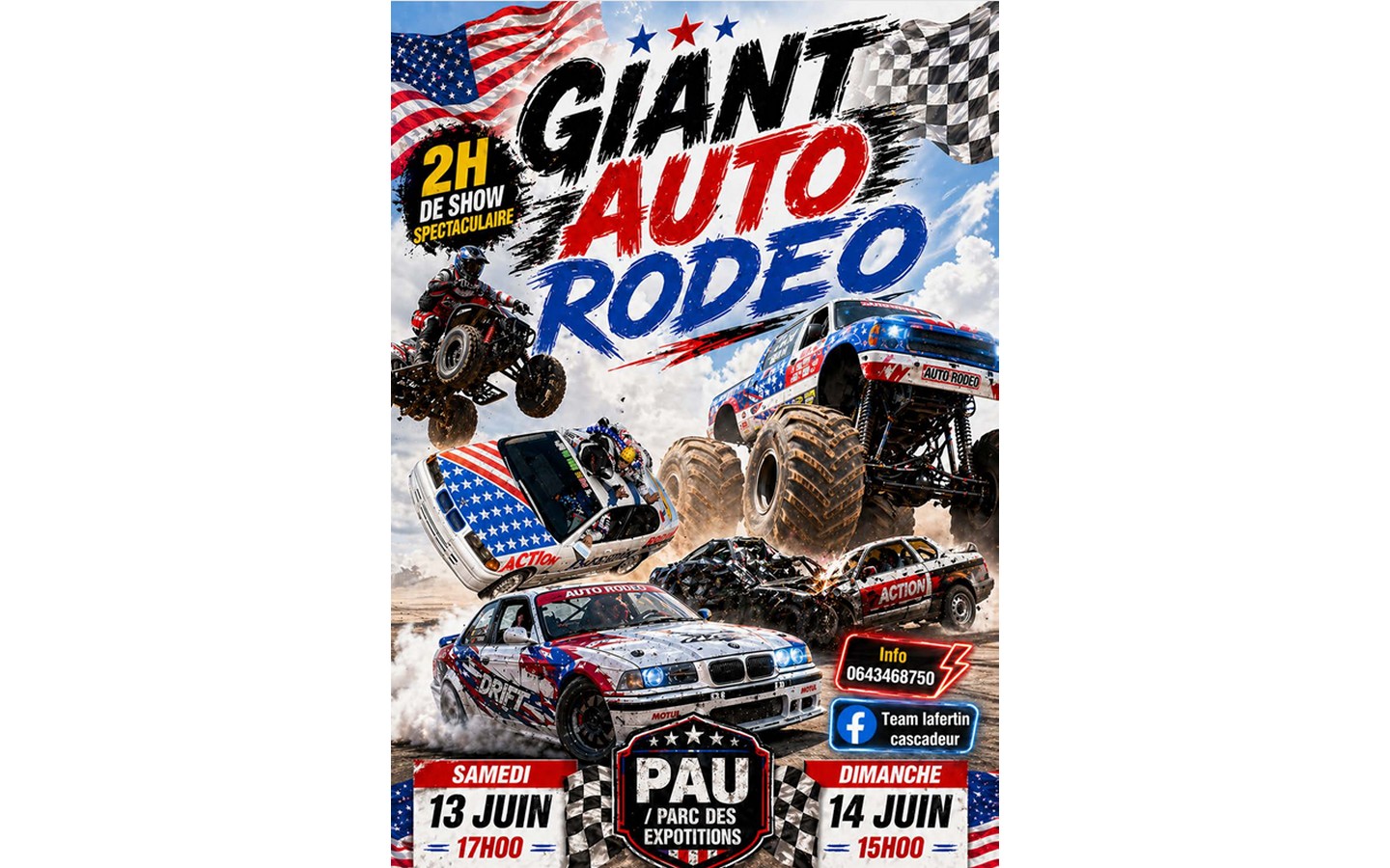 Giant Auto Rodeo Parc des expositions Pau