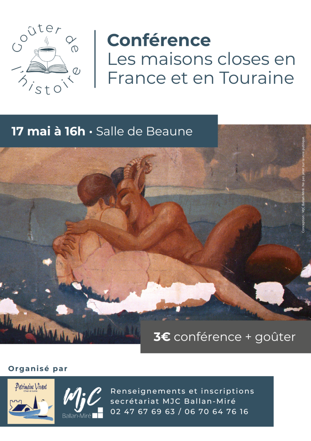 Goûter de l&rsquo;histoire les maisons closes en France et en Touraine  Ballan-Miré