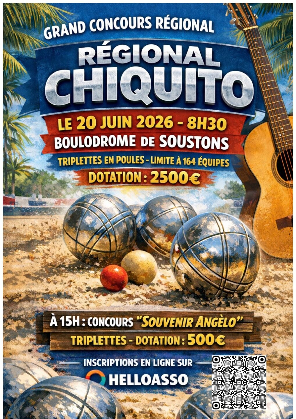 Grand concours régional Chiquito 17 Rue de Moscou Soustons 2026-06-20