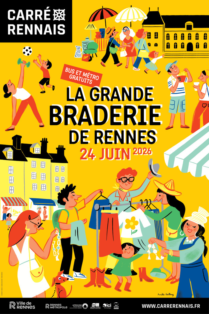 Grande Braderie de Rennes 2026, Centre-ville de Rennes, Rennes