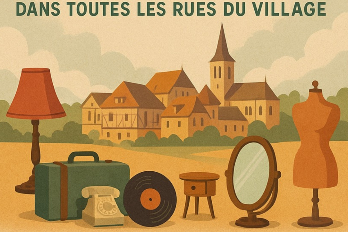 Grande braderie & vide grenier Dans les rues du village Issigeac 2026-07-14