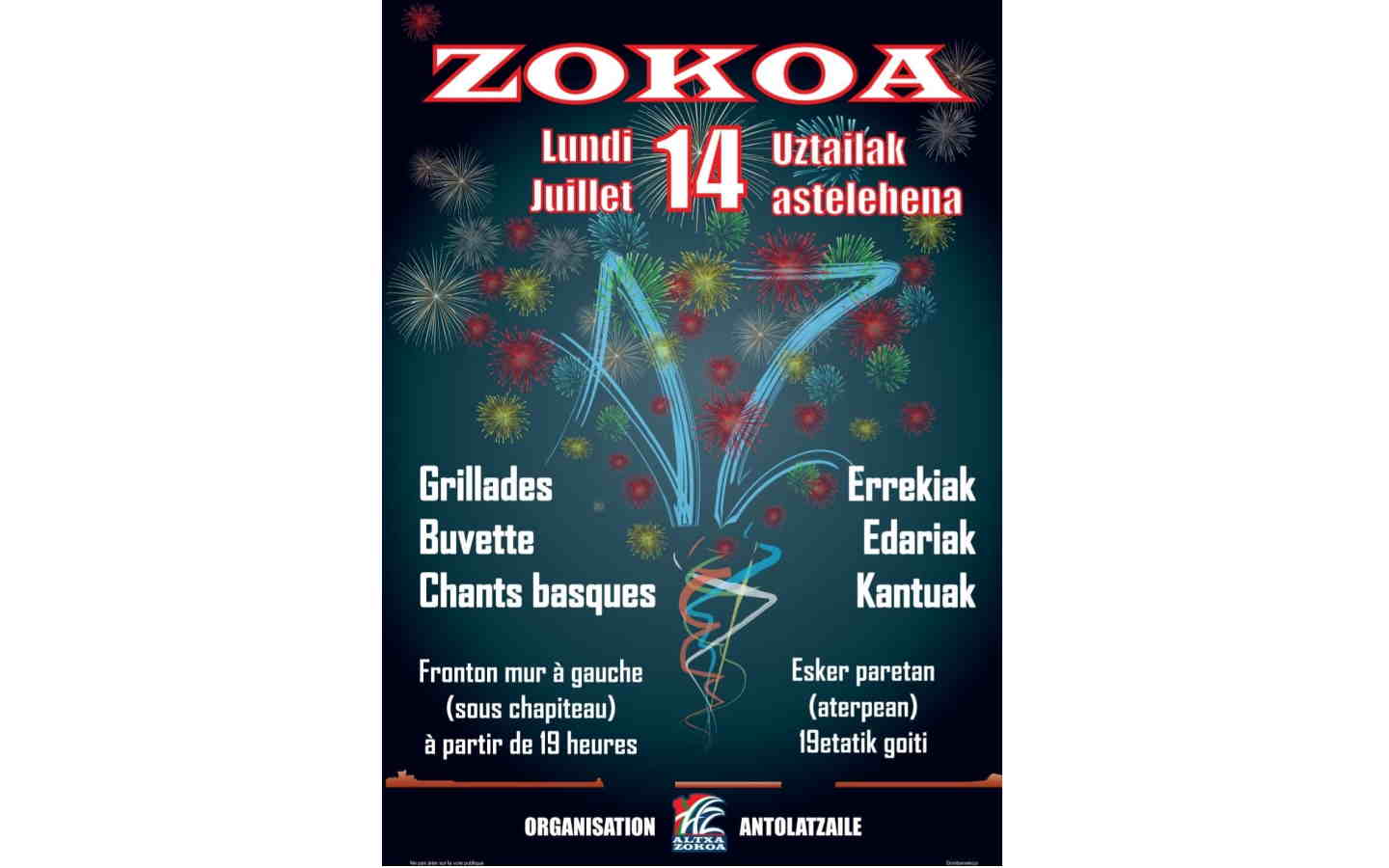 Grillades et chants basques Fronton de Socoa Ciboure 2026-07-14