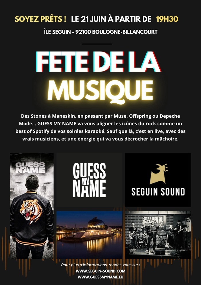 Guess My Name (Rock), Seguin sound, Boulogne-Billancourt