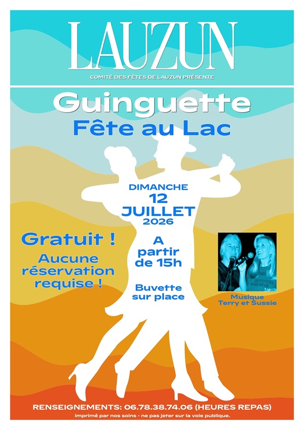 Guinguette au lac Au lac Lauzun 2026-07-12