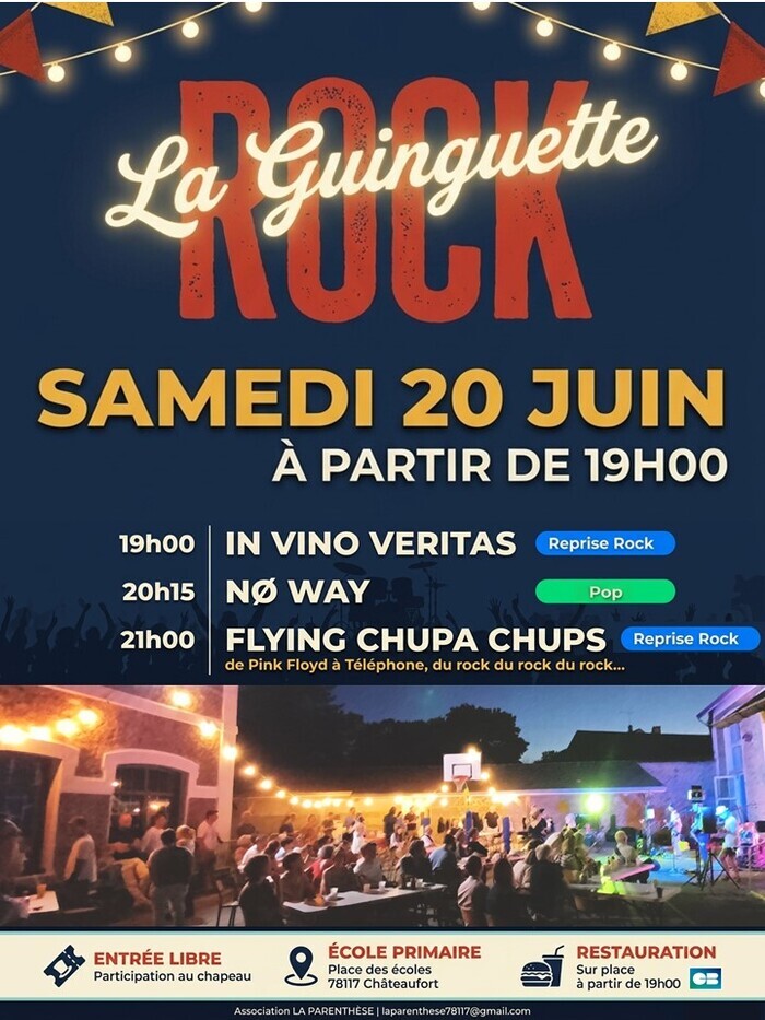 Guinguette rock et talent local à Châteaufort !, Ecole Primaire, Châteaufort