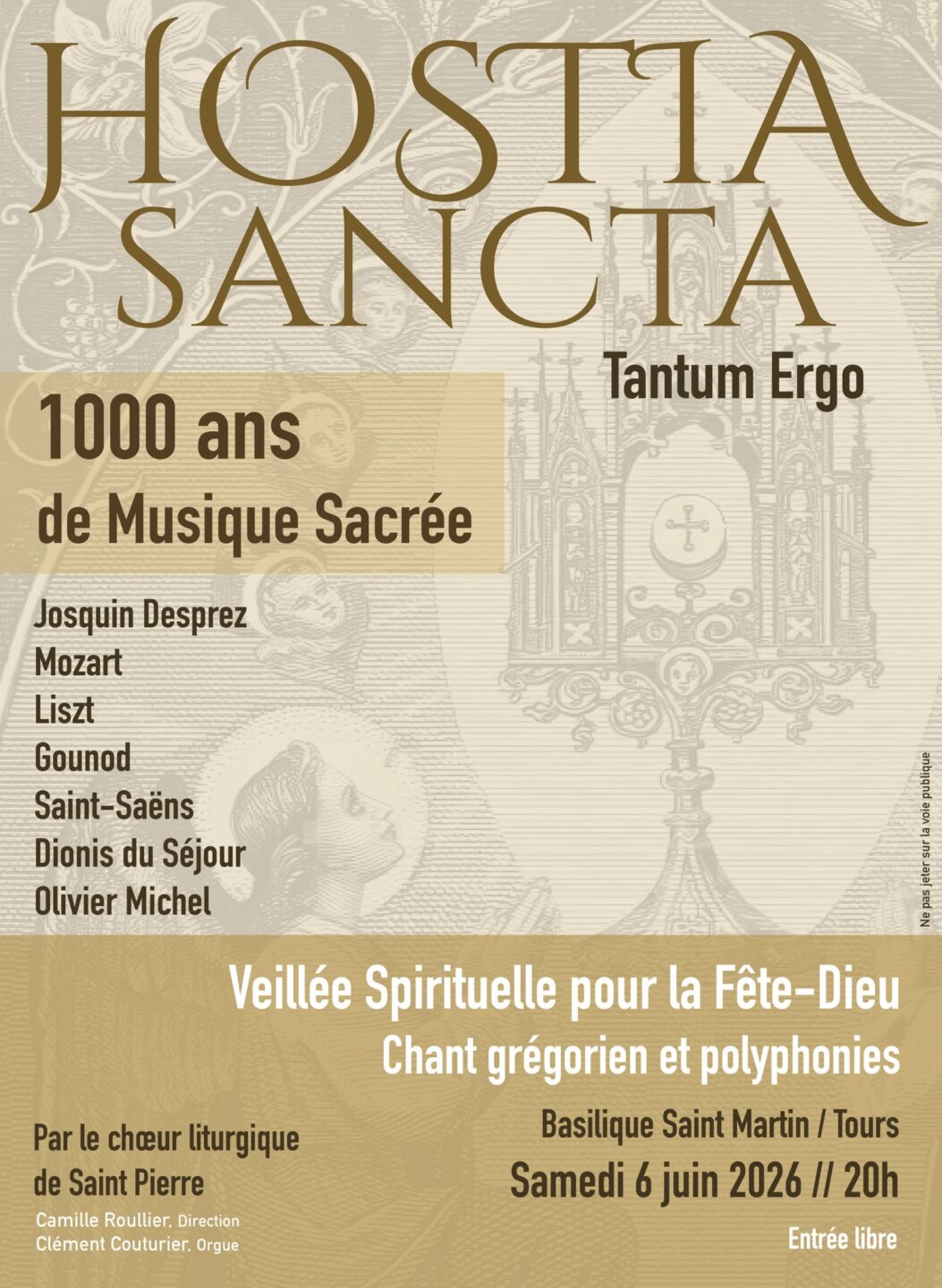 Hostia Sancta 1000 ans de musique sacrée Tours