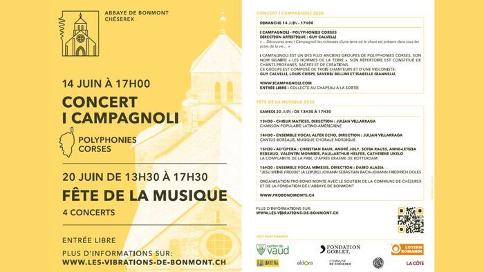 I Campagnoli - Polyphonies corses Abbaye de Bonmont Chéserex