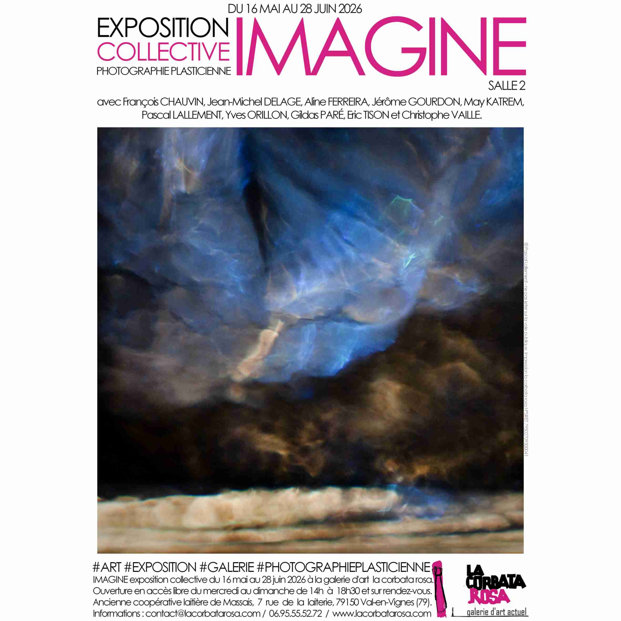 IMAGINE, exposition collective autour de la photographie plasticienne galerie la corbata rosa Val en Vignes