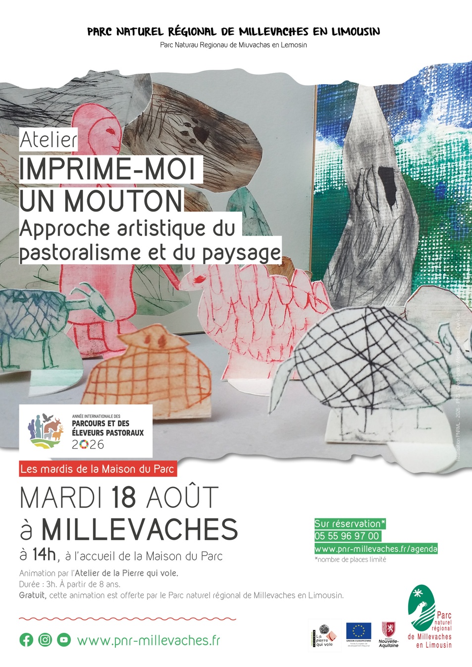 Imprime moi un mouton Approche artistique du pastoralisme et du paysage 7 Route D’Aubusson Millevaches 2026-08-18