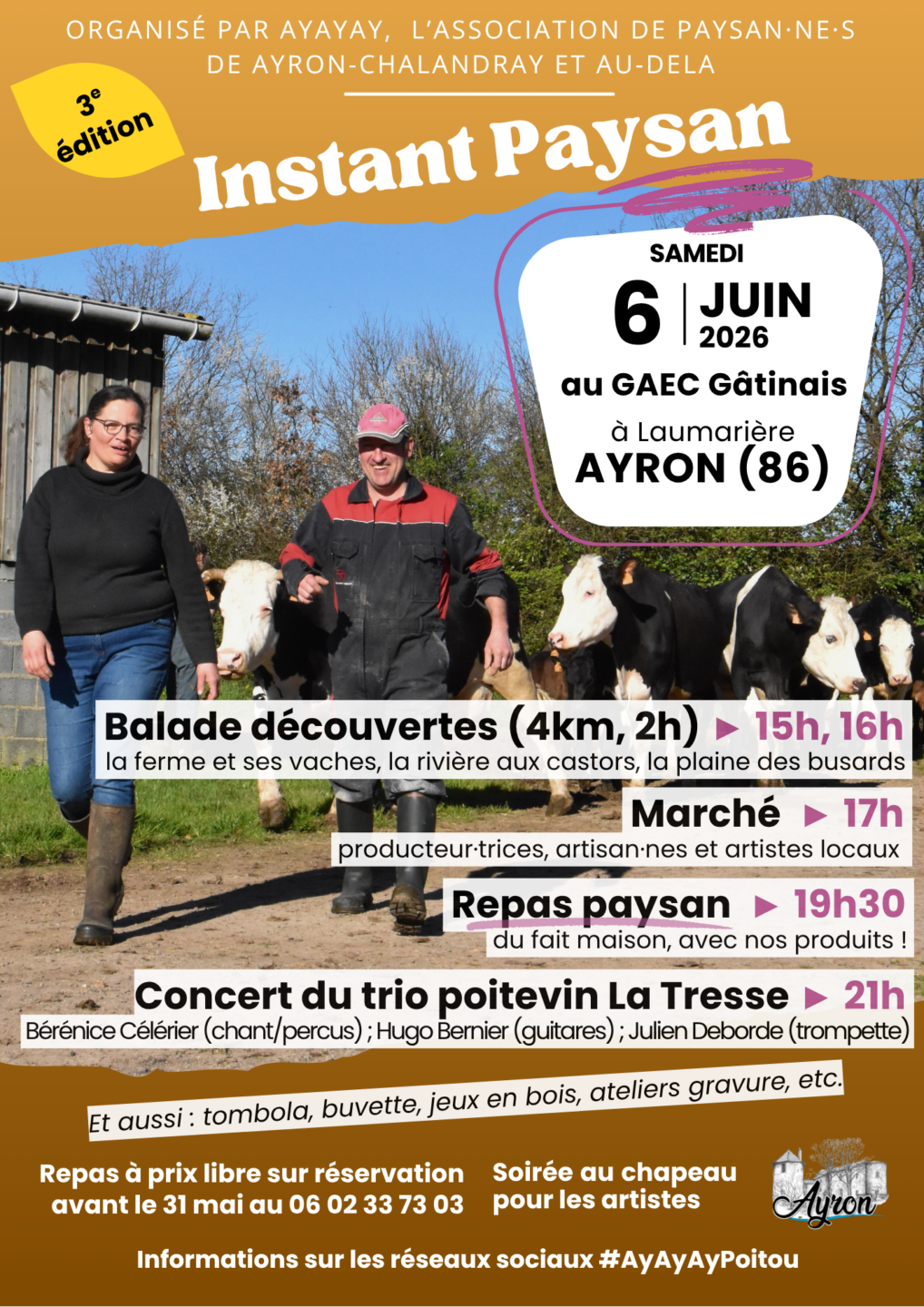 Instant Paysan 3ème édition  Ayron