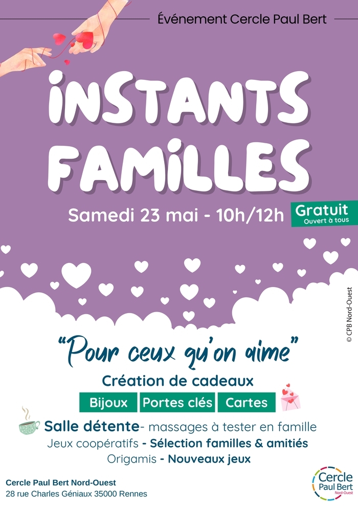 Instants Familles Le Noroît Rennes