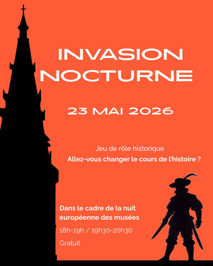 « Invasion nocturne » – jeu de rôle, CIAP – Centre d’Interprétation de l’Architecture et du Patrimoine d’Amiens Métropole, Amiens