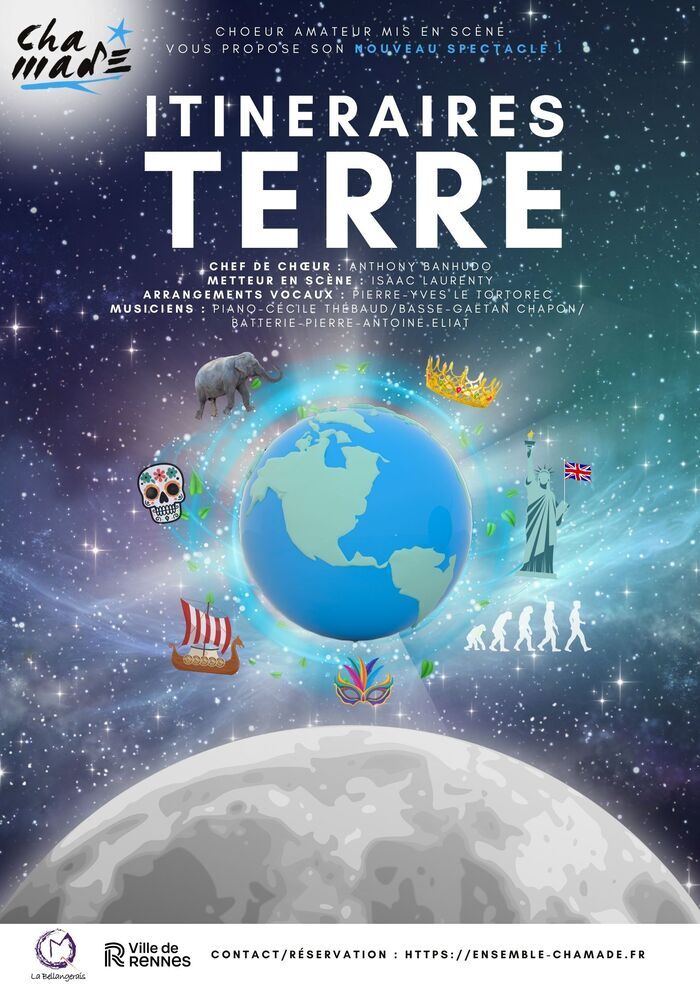 Itinéraires Terre – Nouveau spectacle CHAMADE Théâtre du Vieux Saint-Étienne Rennes