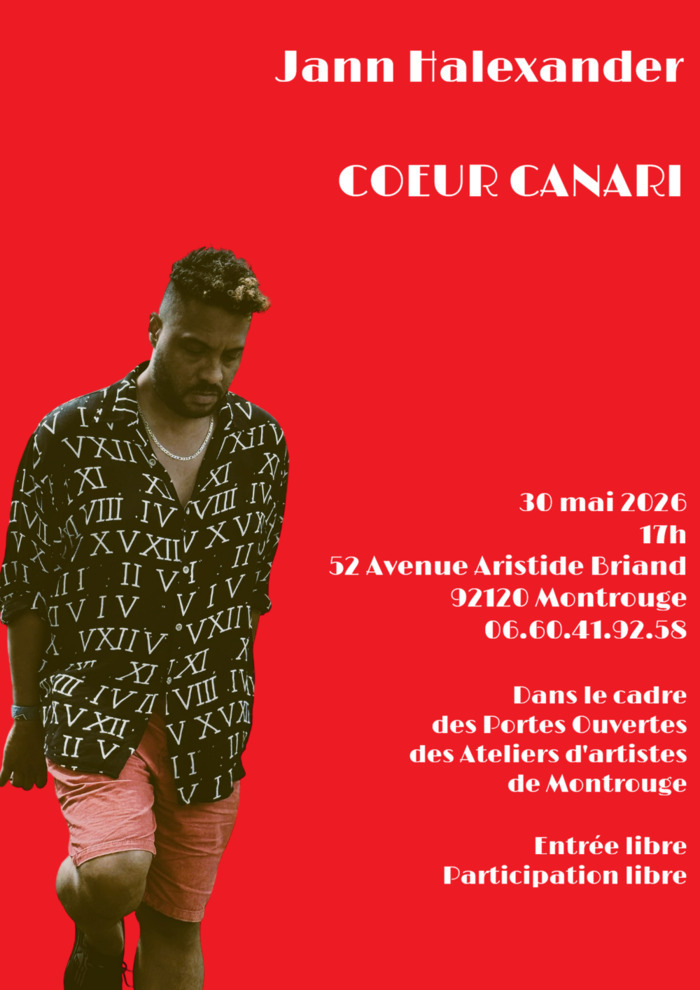 Jann Halexander en concert ‘Coeur Canari’ Atelier Anne-Elisabeth Hamelle Montrouge