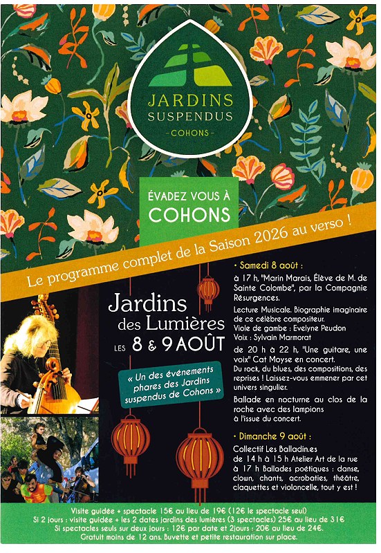 Jardins des Lumières Cohons