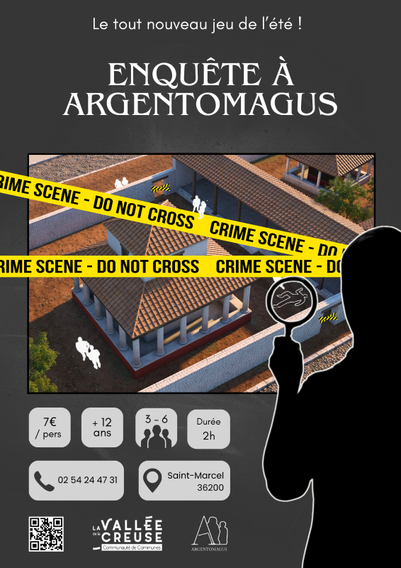 Jeu d'enquête à Argentomagus Chemin du Clos des Mersans Saint-Marcel 2026-07-01