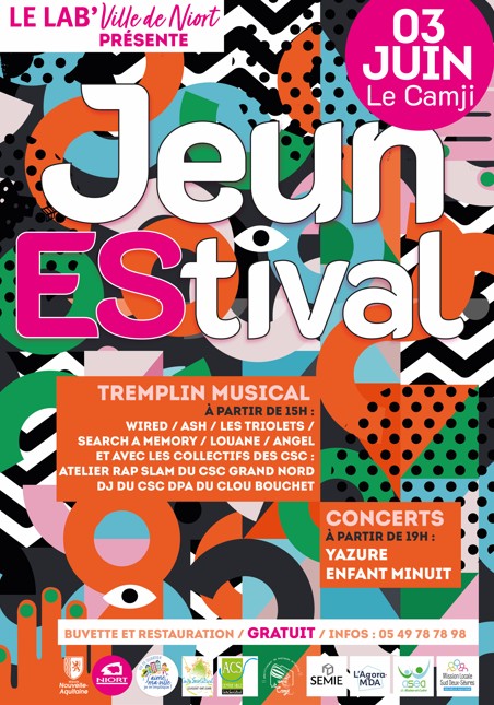 JeunEStival au Camji à Niort 3 Rue de l'Ancien Musée Niort 2026-06-03