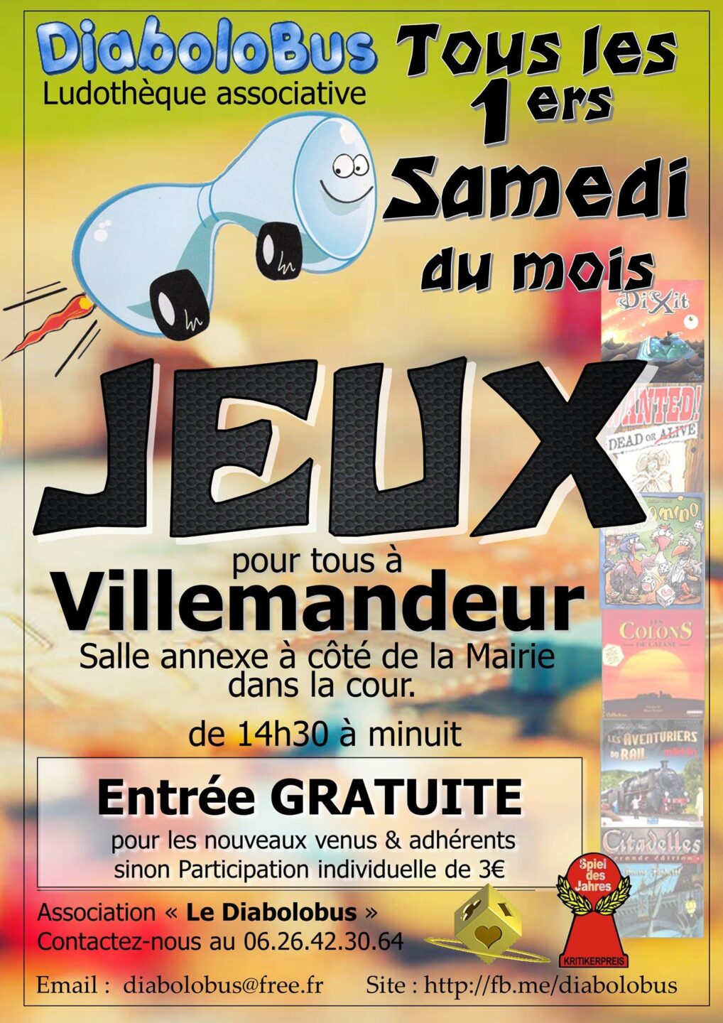 Jeux DiaboloBus  Villemandeur