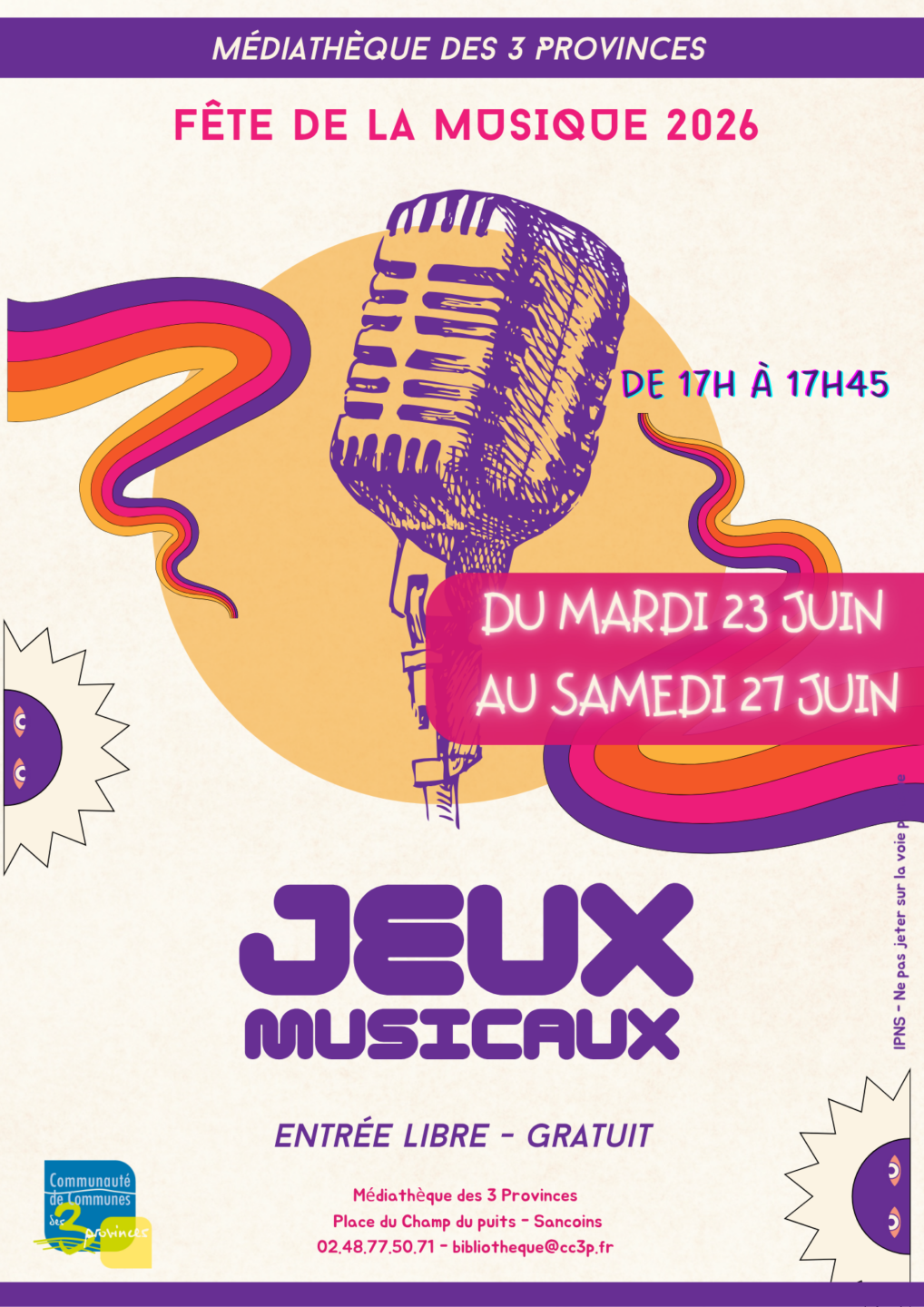 Jeux musicaux  Sancoins