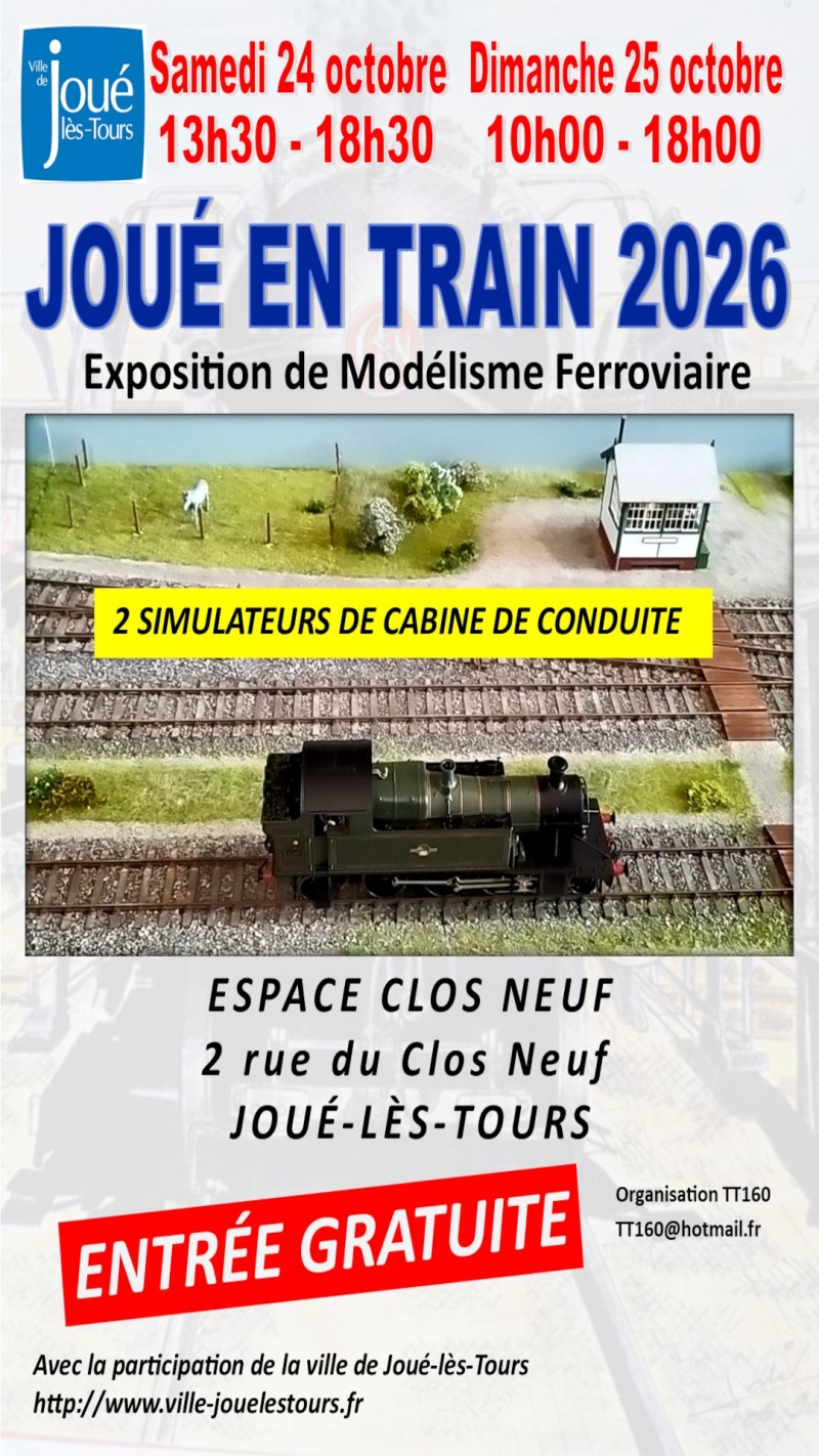 Joué en Train 2026 Joué-lès-Tours