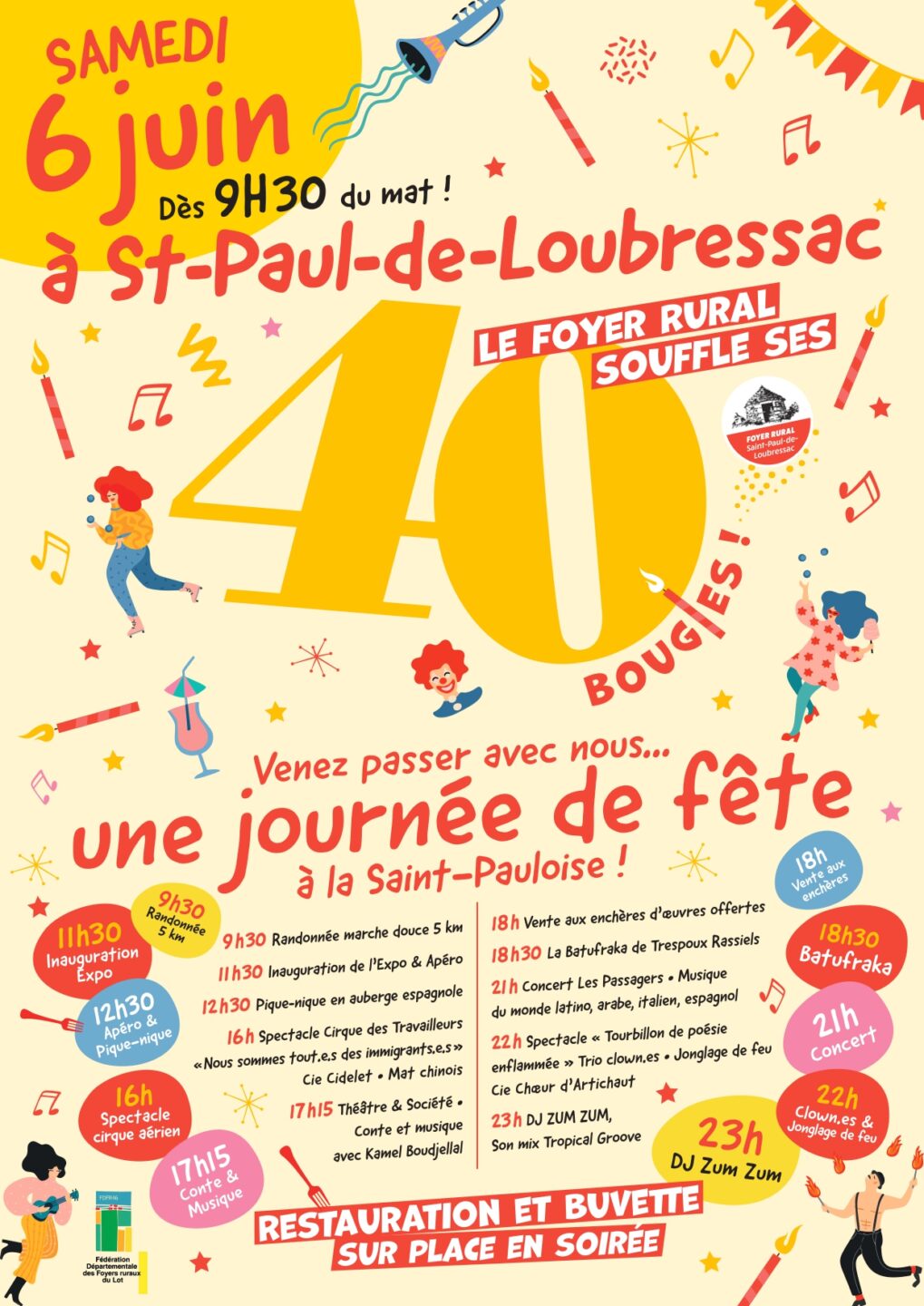Jour de fête à Saint-Paul-de-Loubressac Saint-Paul-de-Loubressac Saint-Paul-Flaugnac 2026-06-06