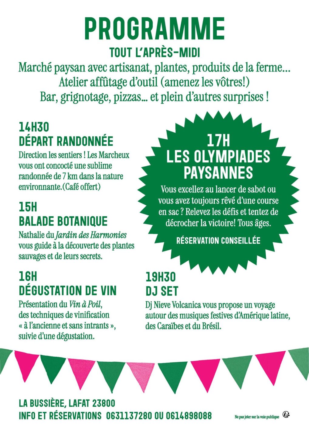Journée à la Bussière La Bussière Lafat 2026-06-21