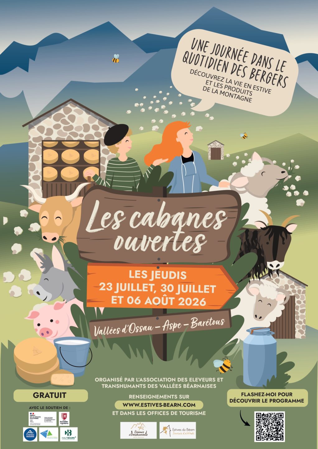 Journée Cabanes Ouvertes Cabane d&rsquo;Arlas  Arette