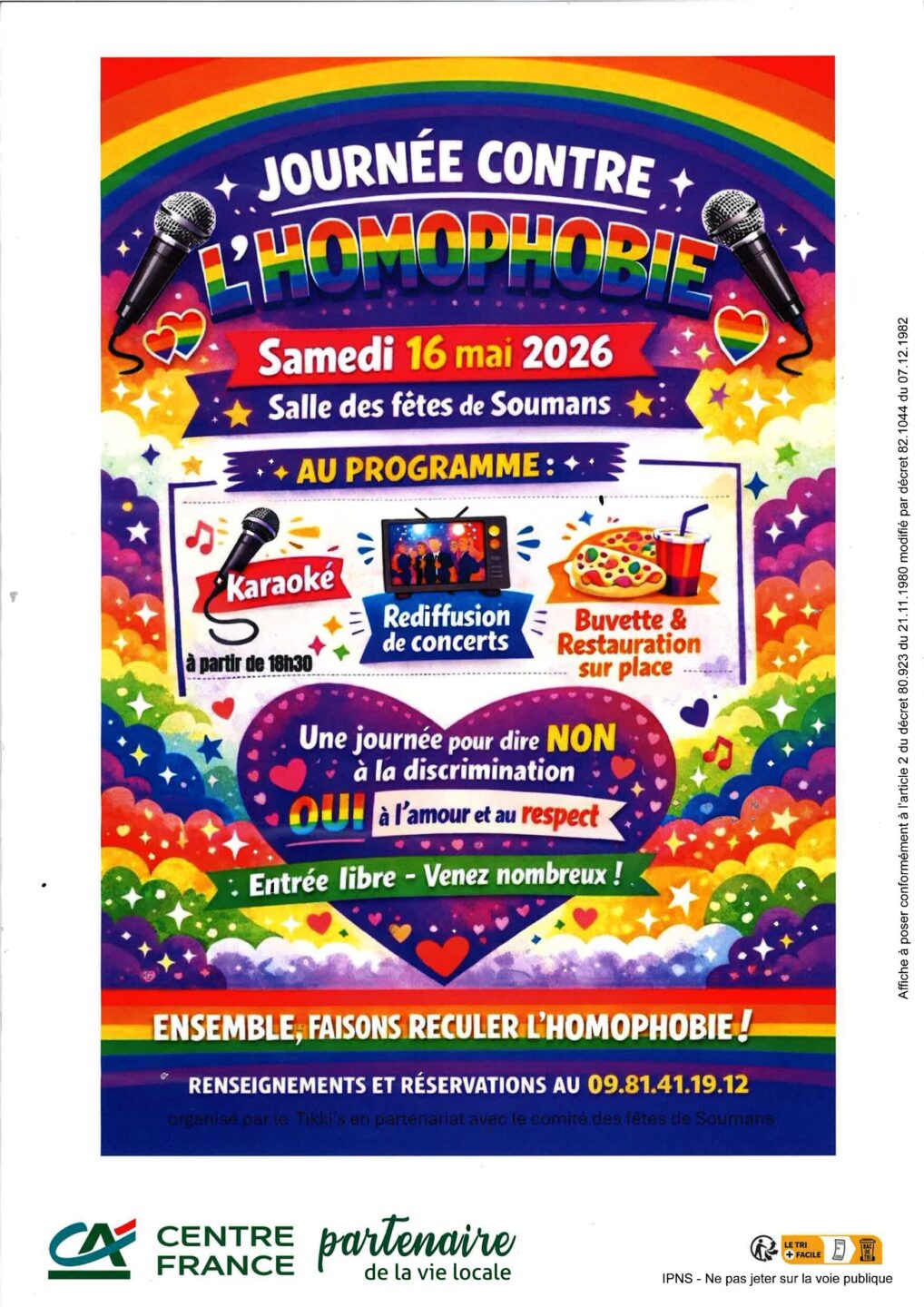 Journée contre l’homophobie Soumans