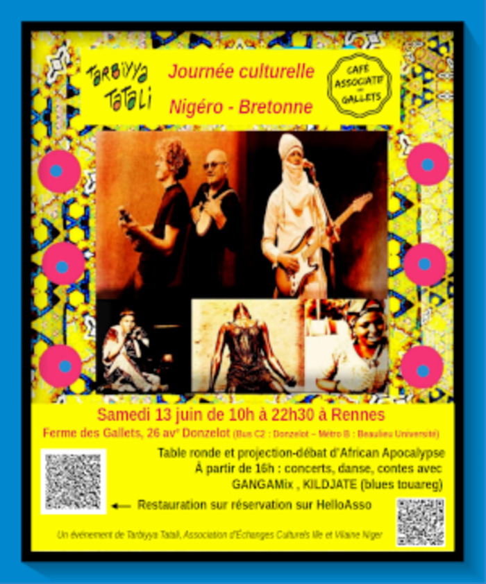 Journée Culturelle Nigéro-Bretonne Café associatif des Gallets Rennes