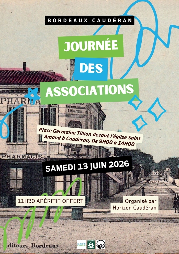 Journée de Associations de Caudéran 2026 Place Germaine Tillion devant l'Eglise Saint Amand 33200 Bordeaux