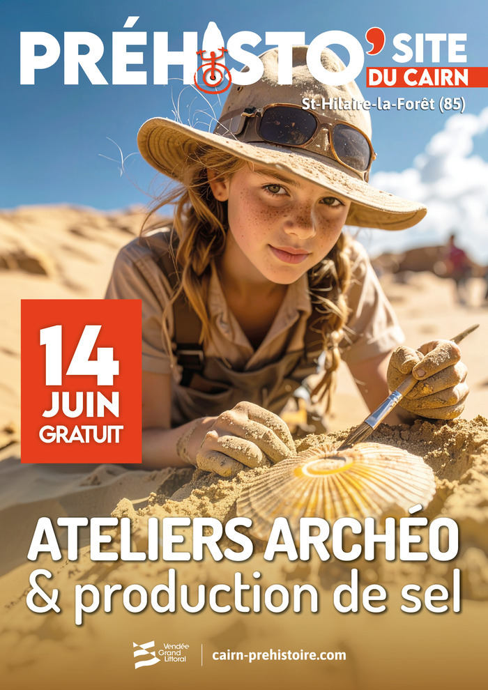 Journée de l'Archéologie - Préhisto'site du Cairn 17 rue de la Courolle