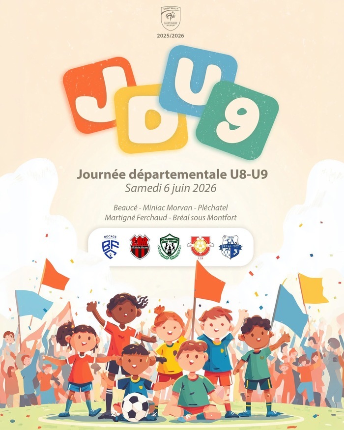 Journée Départementale U8-U9, Stade Jean Fantou, Miniac-Morvan