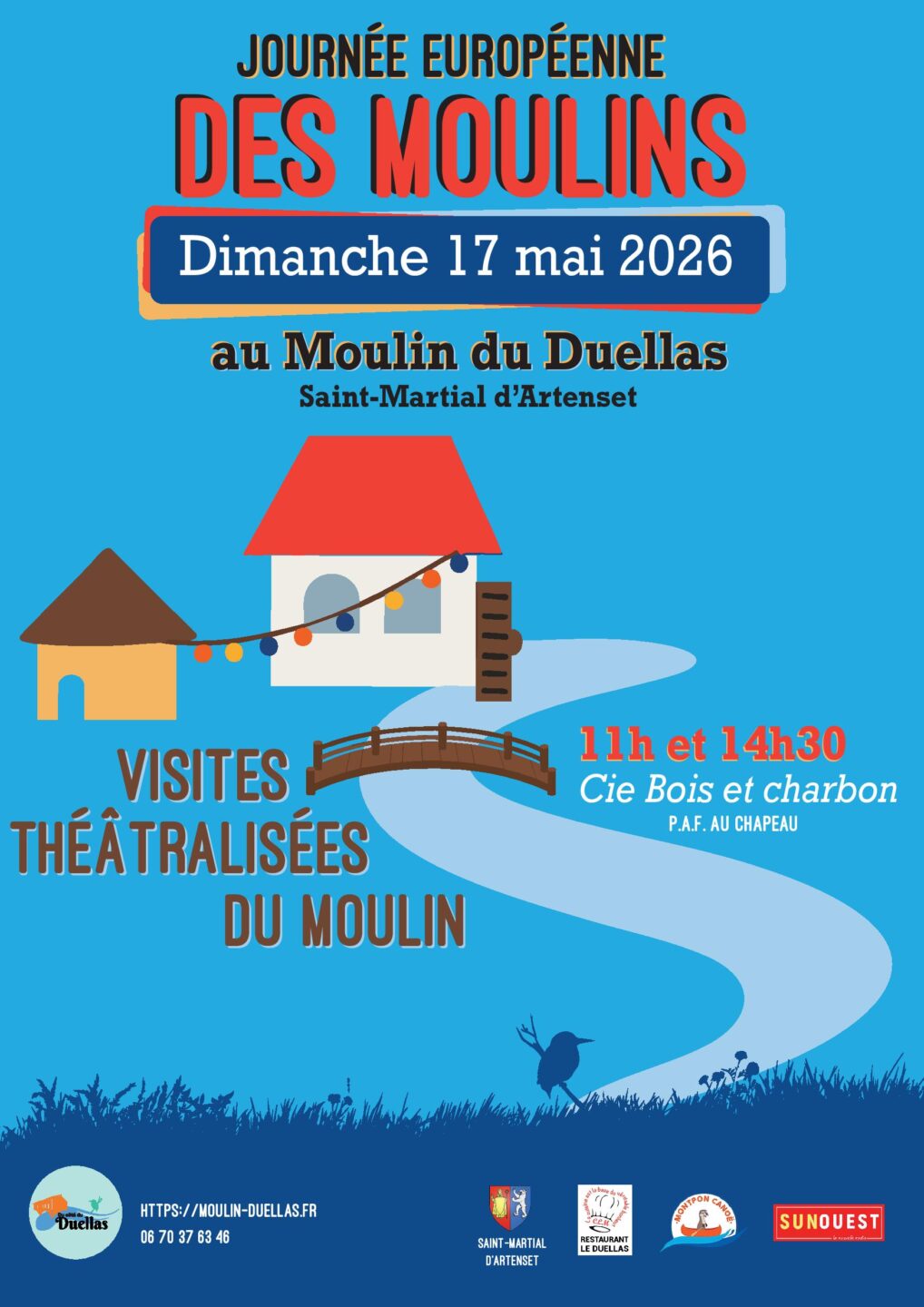 Journée des moulins Moulin du Duellas Saint-Martial-d&rsquo;Artenset