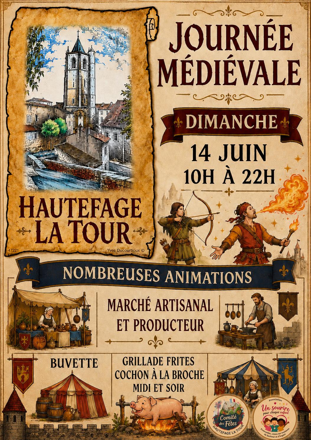 Journée Médiévale Bourg Hautefage-la-Tour 2026-06-14