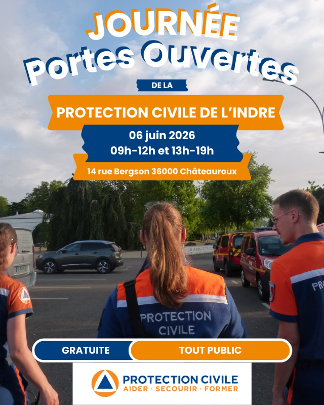 Journée portes ouvertes de la Protection Civile de l’Indre Châteauroux