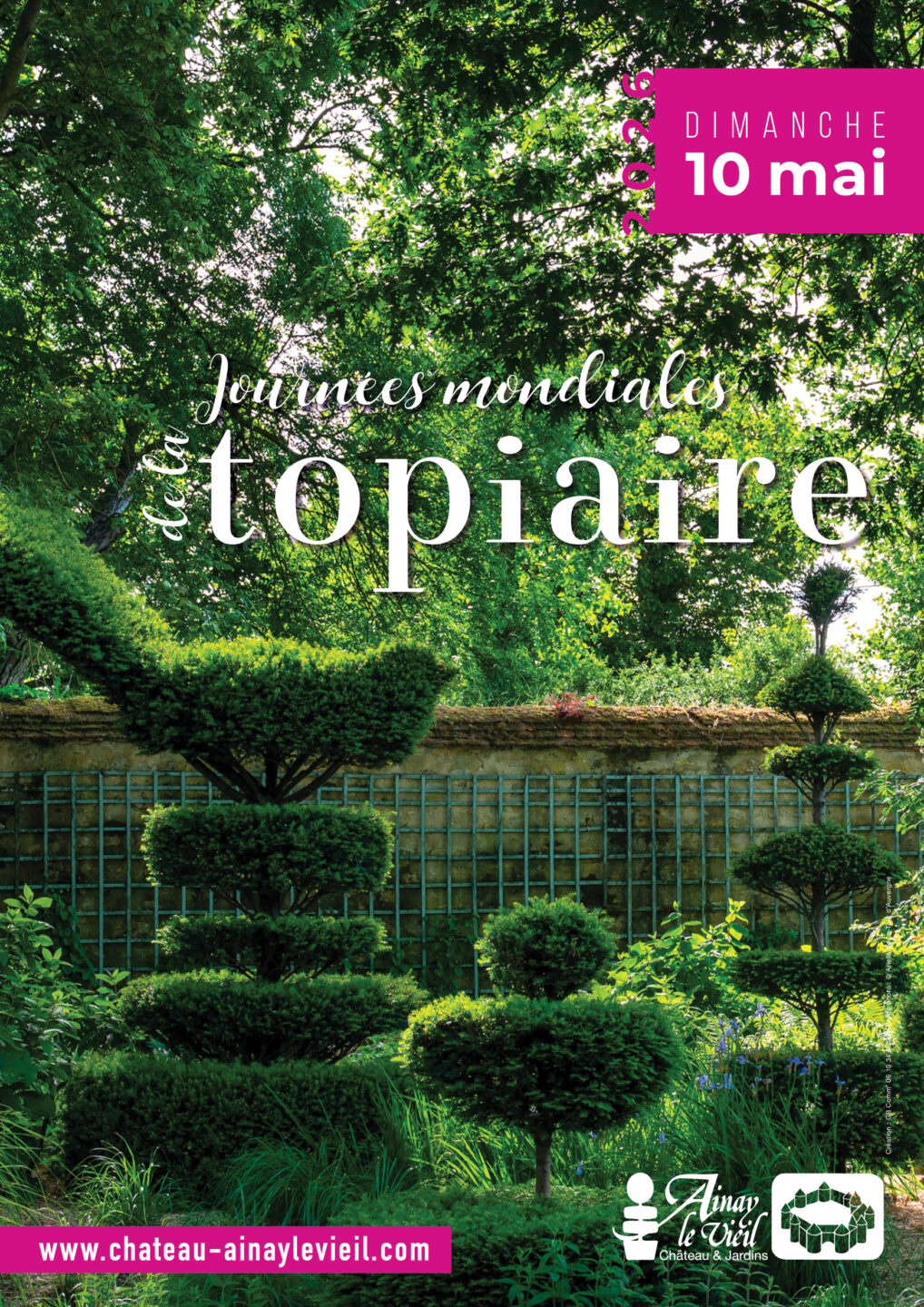 Journées Mondiales de la Topiaire  Ainay-le-Vieil