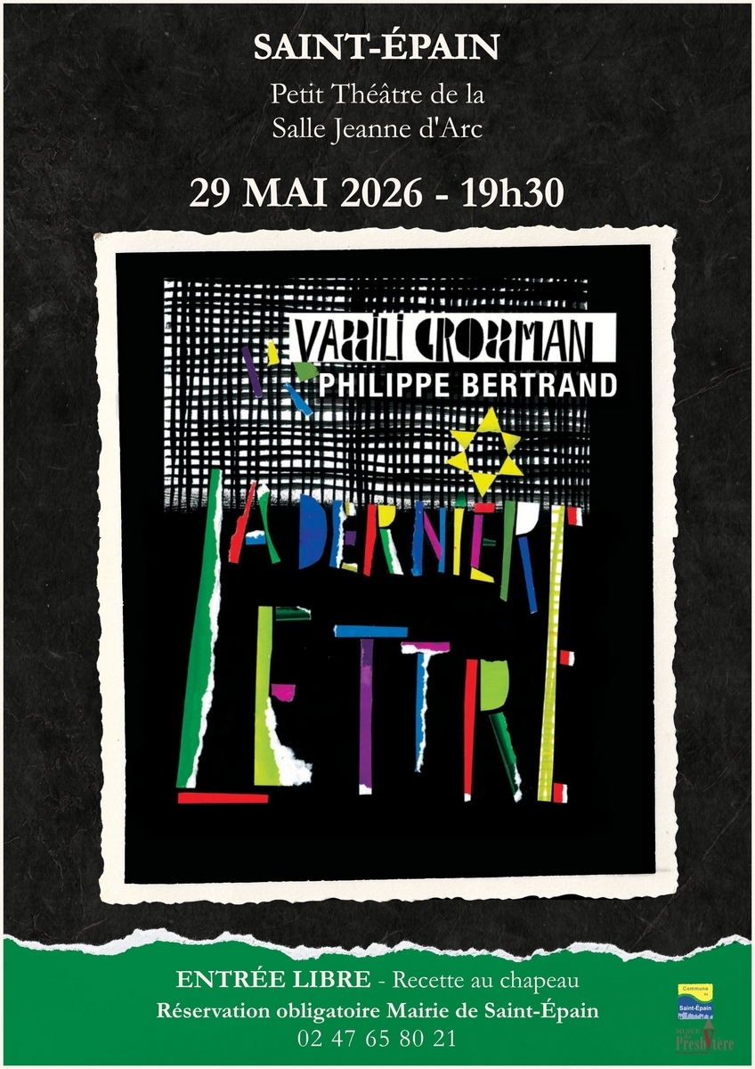 La Dernière Lettre Salle Jeanne d'Arc Petit Théâtre Saint-Épain 2026-05-29