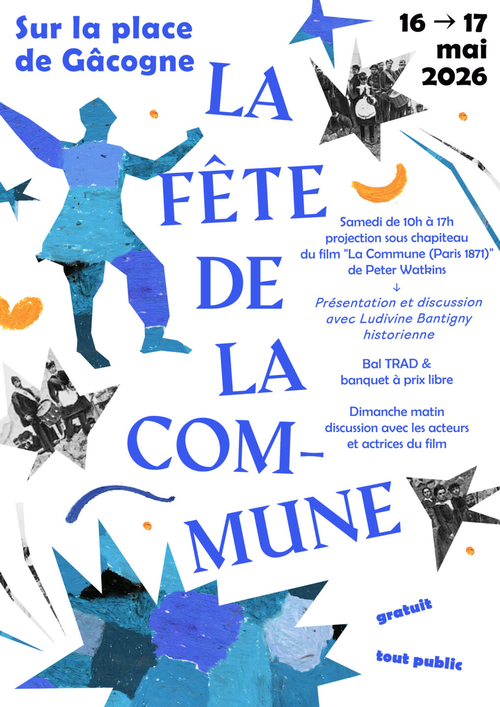 La fête de la commune (de Paris!) à Gâcogne Centre bourg Gâcogne 2026-05-16